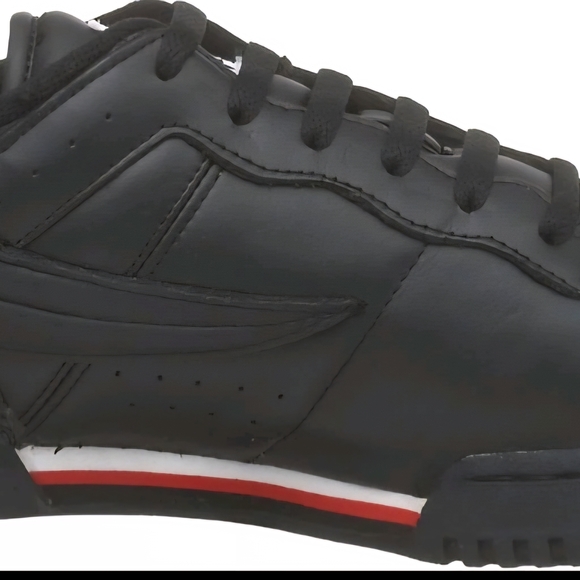 Fila Men's Original Fitness Fashion Sneaker, Black/White/Red - Picture 4 of 8